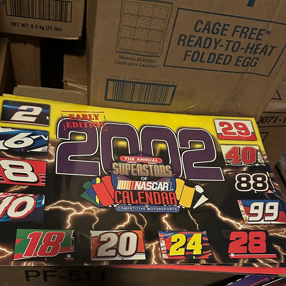 SEALED 2002 NASCAR Superstars Calendar